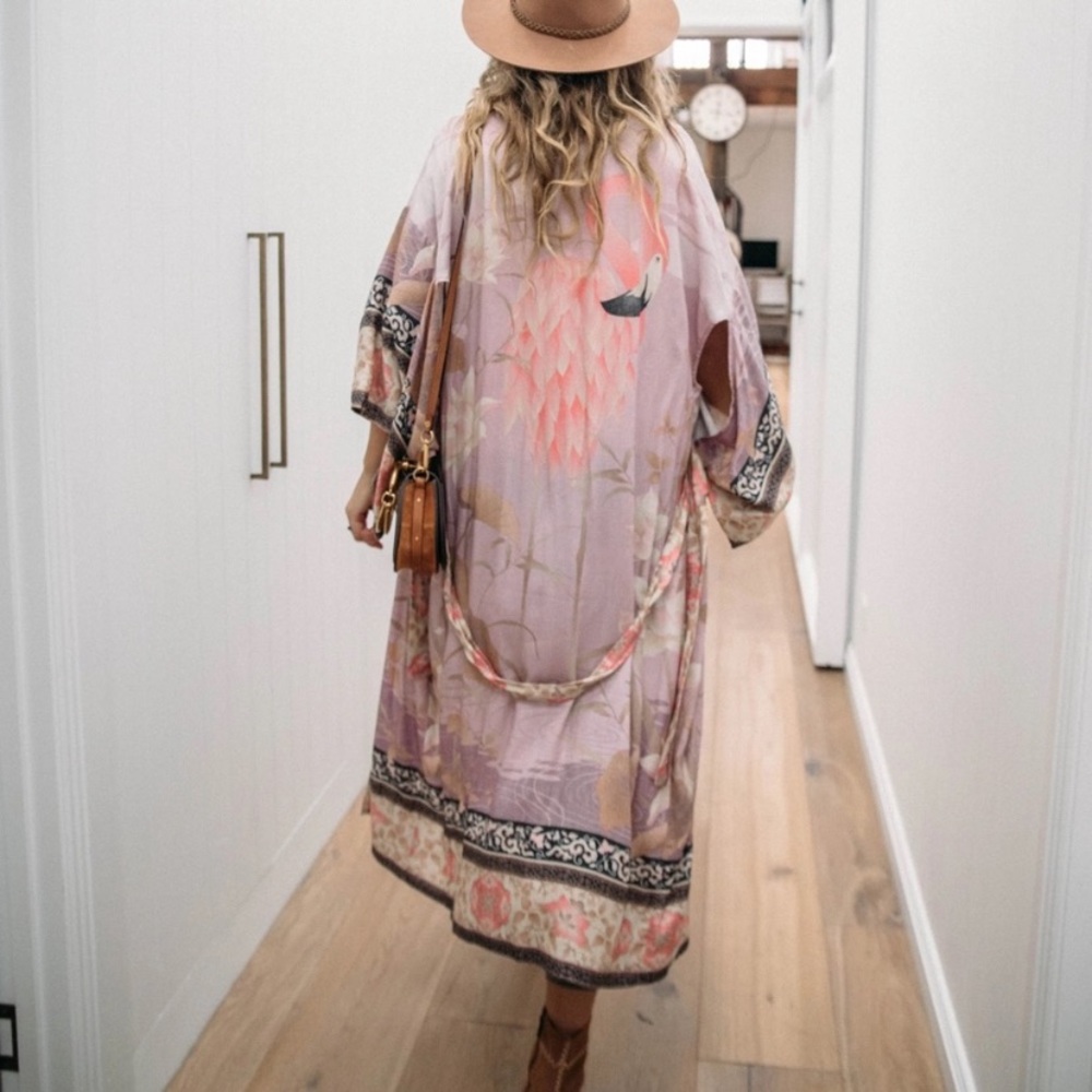 New Vintage Western Boho Duster Robe